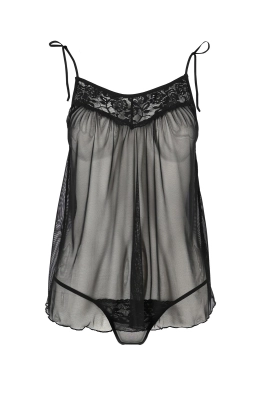 MELANIA CHEMISE black