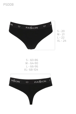 PS008 PANTIES black XL