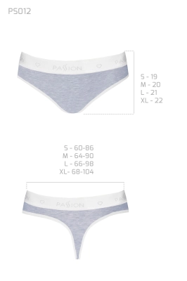 PS012 PANTIES grey