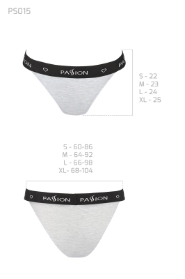 PS015 PANTIES grey