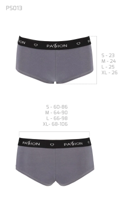 PS013 PANTIES dark grey