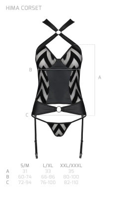 HIMA CORSET black