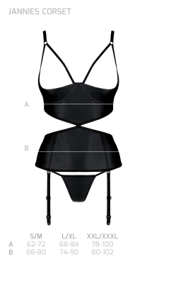 JANNIES CORSET black