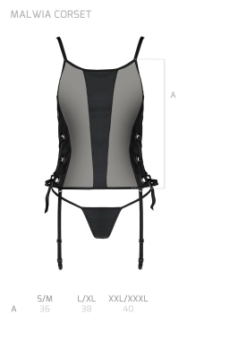 MALWIA CORSET black