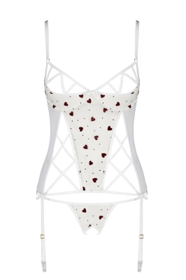LOVELIA CORSET white XXL/XXXL