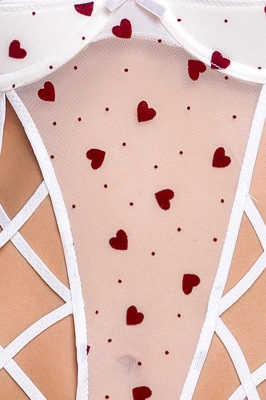 LOVELIA CORSET white XXL/XXXL