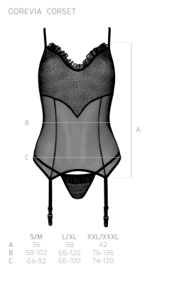 ODREVIA CORSET black