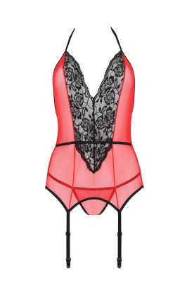 PEONIA CORSET red