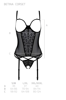 BETINA CORSET black