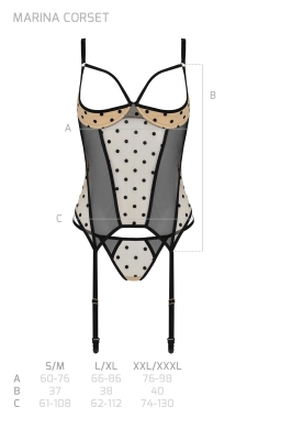 MARINA CORSET beige