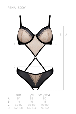 RAELIA BODY black S/M