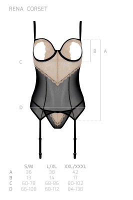 RAELIA CORSET black