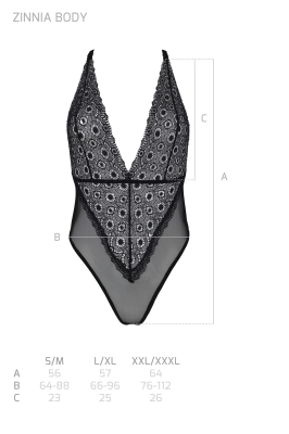 ZINNIA BODY black