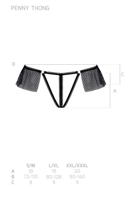 PENNY THONG black