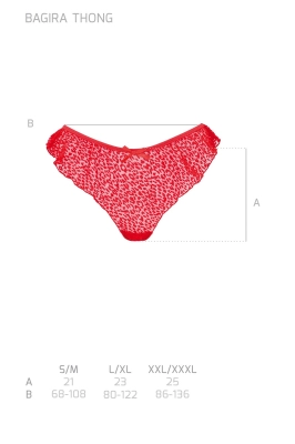 BAGIRA THONG red