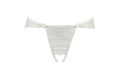 LYRIA THONG white
