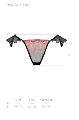 DIANTA THONG black