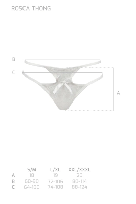 ROSCA THONG white