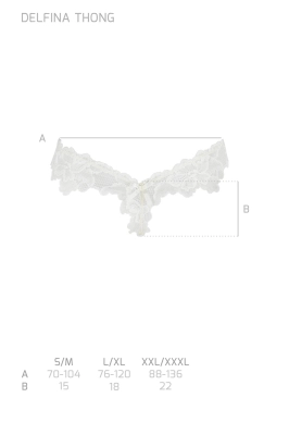 DELFINA THONG cream