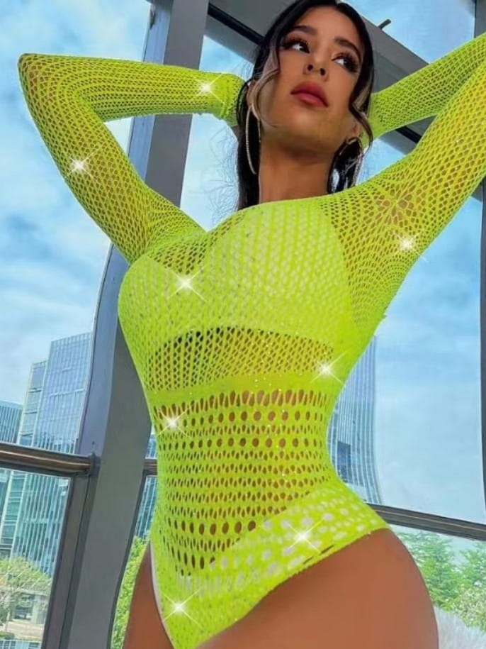 Zmysłowe body z kryształkami    