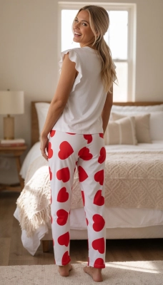 HEARINIA SLEEPWEAR red S - Passion
