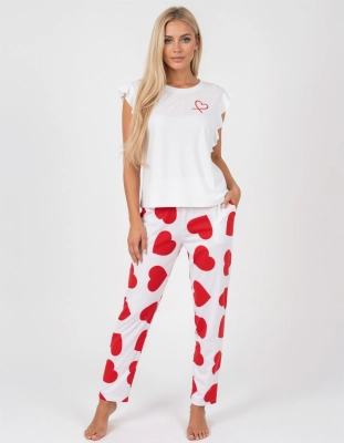 HEARINIA SLEEPWEAR red