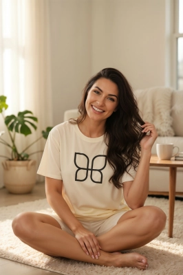 LUXEFLY SLEEPWEAR lemon