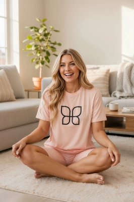 LUXEFLY SLEEPWEAR pink