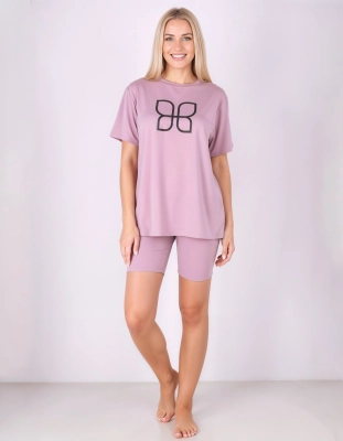 LUXEFLY SLEEPWEAR purple