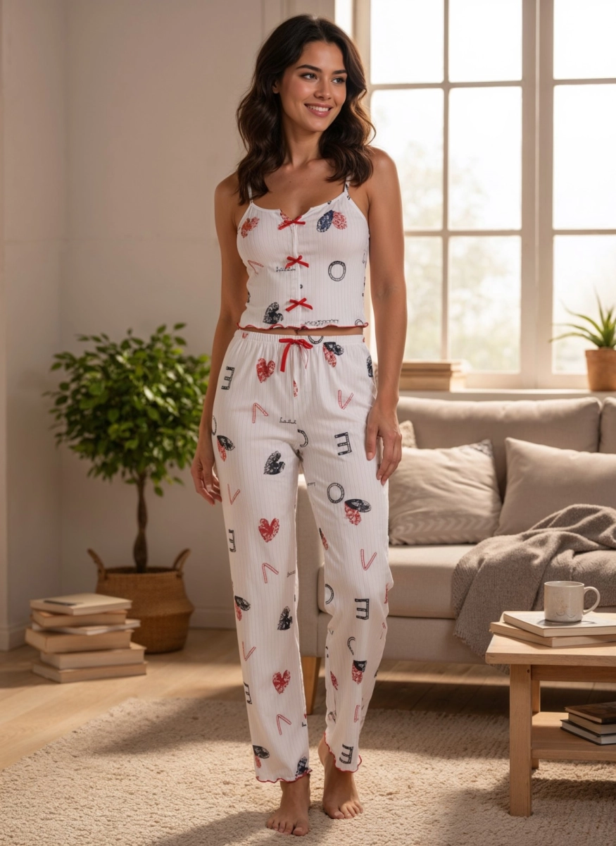 AMORETTE SLEEPWEAR white