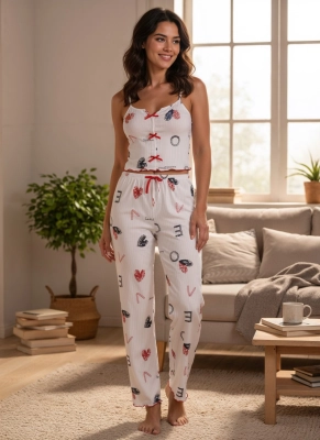 AMORETTE SLEEPWEAR white