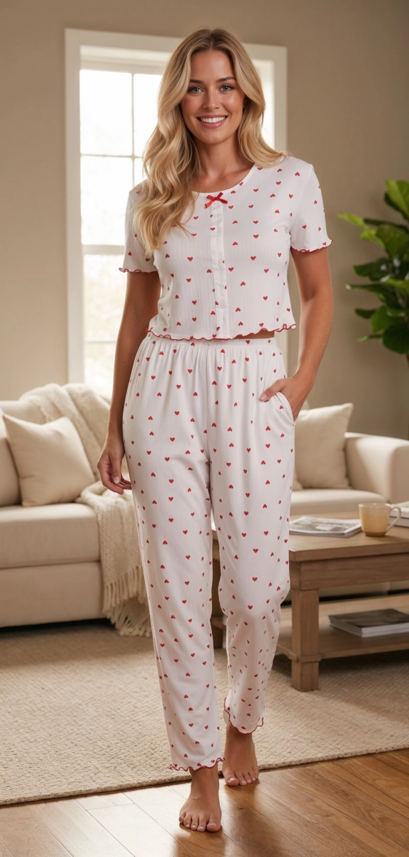 ROMESSIA SLEEPWEAR white