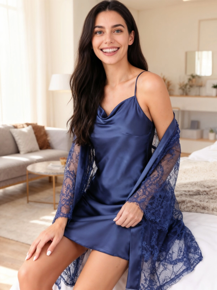 CROWNELLE SLEEPWEAR blue