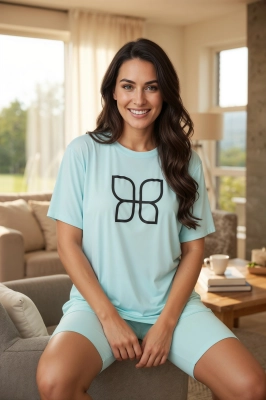 LUXEFLY SLEEPWEAR light green