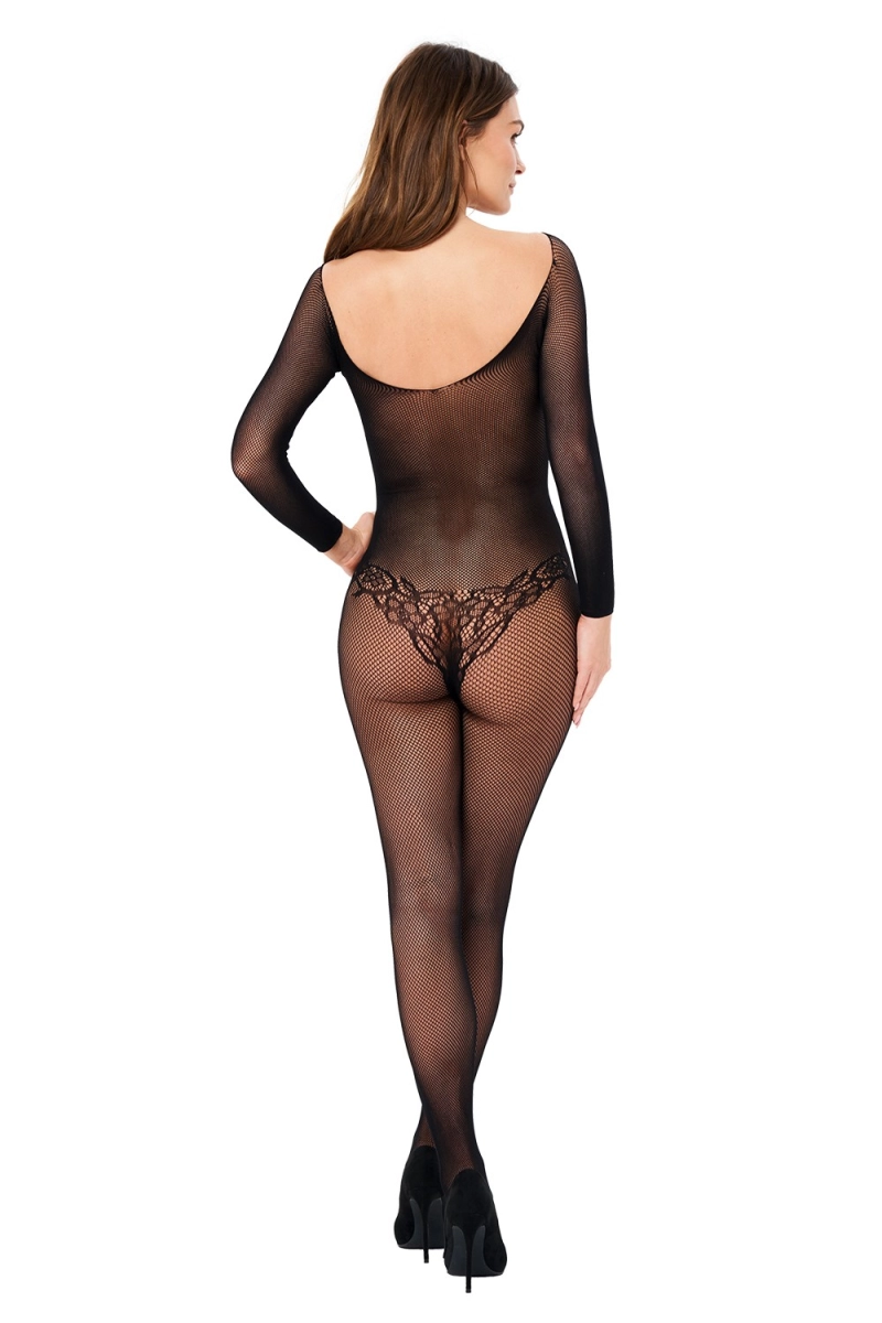 BG003 bodystocking black S/M/L
