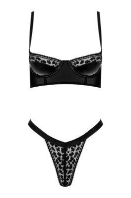 Komplet bielizny - TP100 2pcs set black