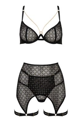 THP101 3pcs set black-gold