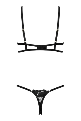 Komplet bielizny - TP103 2pcs set black