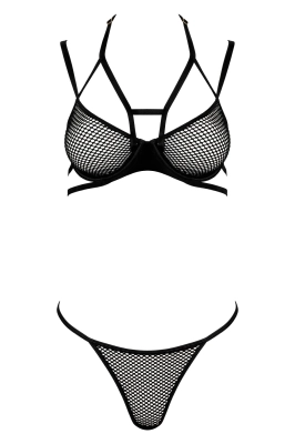 Komplet bielizny - TP104 2pcs set black