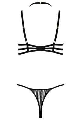 Komplet bielizny - TP104 2pcs set black