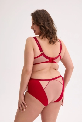 Figi Gaia GFP 1273 Aina S-4XL Czerwony-mokka
