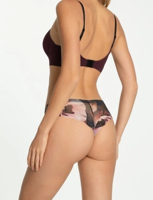 Figi Julimex Velvet Bloom Tanga Brasil S-XL