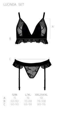 LUSSINDA SET black
