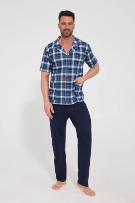 Piżama Cornette 318/62 kr/r 3XL-5XL rozpinana męska