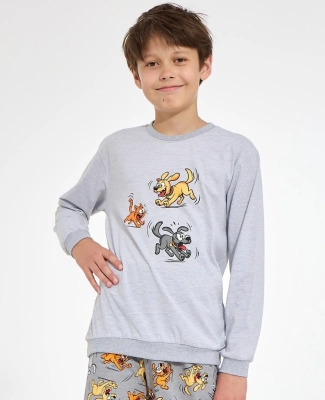 Piżama Cornette Young Boy 966/190 Fun dł/r 134-164