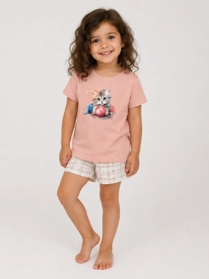 Piżama Cornette Kids Girl 787/125 Kity 4 kr/r 98-128