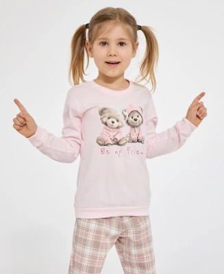 Piżama Cornette Kids Girl 594/202 Be My Friend dł/r 86-128
