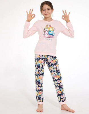 Piżama Cornette Young Girl 592/210 Friendship dł/r 164-170