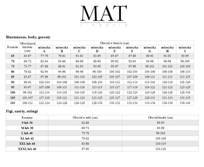 Biustonosz push-up Mat M-0135/11 Heidi