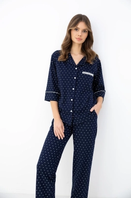 Piżama Sensis Parker 3/4 S-XL rozpinana